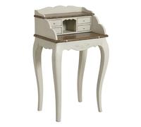 Secrétaire 4 tiroirs bois blanc -