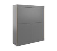 Secrétaire magnétique Flai Home-Office 118x36x136,3cm WxHxD 118x136.3x36cm/back wall magnetic