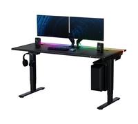 Secretlab Magnus Pro Bureau Assis-Debout avec Tapis Black en Similicuir