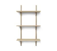 Ferm Living Étagère Sector S/L Chêne-laiton