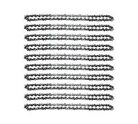 SECURA 10x chaîne de scie 35cm 3/8 52 TG 1,1 mm compatible avec Bosch, compatible avec Einhell, compatible avec Husqvarna, compatible avec Makita Ryobi tronçonneuse