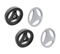 SECURA 2x Roue arrière avec enjoliveur compatible avec Scheppach MP132-42 Tondeuse à gazon