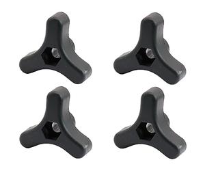 SECURA 4x Ecrou de poignée étoile compatible avec Mountfield Empress 41 Roller Li Kit 299439073/M22 (2023) Tondeuse à gazon