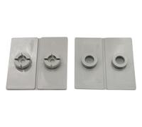 SECURA Guides en plastique en bas + raccord en haut compatible avec AL-KO LSH 520/5 Fendeuse à bois