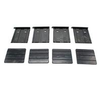 SECURA Guides en plastique en bas + raccord en haut compatible avec Scheppach HL730 Black Fendeuse à bois