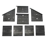 SECURA Guides en plastique en bas + raccord en haut compatible avec Scheppach HL800e Fendeuse à bois