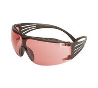 SecureFit 3M Lunettes de sécurité 400X monture noire/noire, revêtement antibuée/antirayure Scotchgard (K&N), optique vermillon, SF422XSGAF-BLK-EU, 1 par paquet