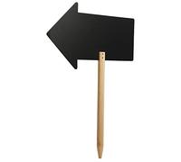 Securit FBS-Arrow Tableau noir avec marqueurà craie Support en bois avec pointe