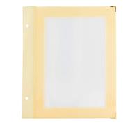 Securit® inserts pour protège-menus A5 gamme Wood, lot de 5 inserts double-face
