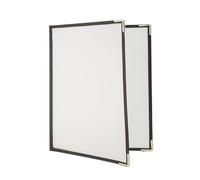 Securit Lot de 3 Protèges-menus Double A4 Crystal Transparent (présente 4 Pages A4)