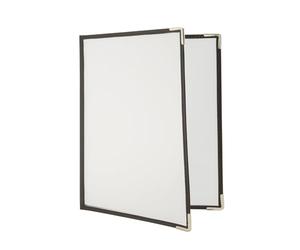 Securit Lot de 3 Protèges-menus Double A4 Crystal Transparent (présente 4 Pages A4)