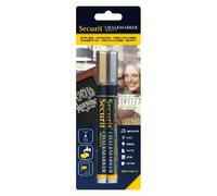 Securit Marqueur Craie Liquide Or et Argent