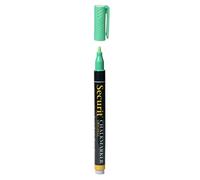 SECURIT Marqueur Craie Liquide ORIGINAL SMALL Ogive 1 - 2 mm Vert | Pour les surfaces non poreuses telles que les tableaux noirs, le verre, les miroirs