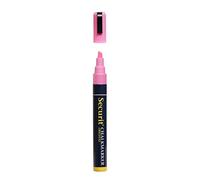Securit Marqueur craie liquide Pointe biseautée Largeur de trait de 2 à 6 mm Rose (Import Royaume Uni)