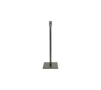 SECURIT - Pied pour porte-menu modèle gris métallisé - Hauteur 135 cm - Inox