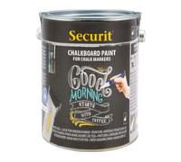 Securit PNT-BL-LA Securit Peinture pour tableau noir PAINT, noir, 2,5 litres