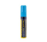 Securit Pochette de marqueurs à craie liquide pointe biseautée largeur du trait 7 mm x 15 mm bleu