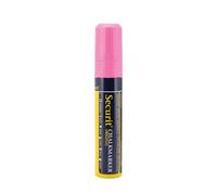 Securit Pochette de marqueurs à craie liquide pointe biseautée largeur du trait 7 mm x 15 mm rose