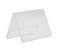 Securit - Porte Affiche de Table Verticale - Pour Bars, Restaurants, Pubs, Magasins - Format A7 - Acrylique Transparent