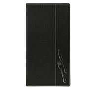 Securit Protège-menu Long Crocodile - Gamme Design Long - 2 pages D'affichage intégrées et 1 Double Insert Inclus (présente 6 pages)