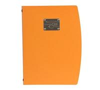 Securit Rio A4 Menu support avec fourchette Motif Avant plate - Orange
