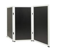Securit Cloison MULTI BOARD avec tableau noir 1060 x 520 mm, noir