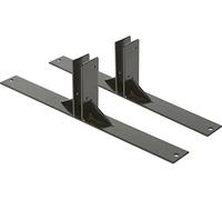 SECURIT - Set de 2 Pieds pour Multiboard - Stabilité Supérieure - Noir | Pour Restaurants, Hôtels, Bars, Cafés - Acier Robuste - Noir - Installation Facile - Résistant aux Intempéries