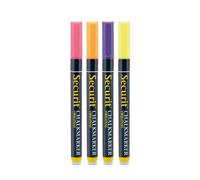 Securit - Feutre-craie ORIGINAL SMALL - Lot de 4 - Pointe fine 1-2 mm - 4 couleurs
