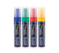 Securit Feutre-craie WATERPROOF LARGE – étui de 4