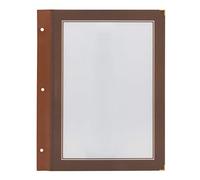 Securit Wood Range Inserts A4 Lot de 5 Marron