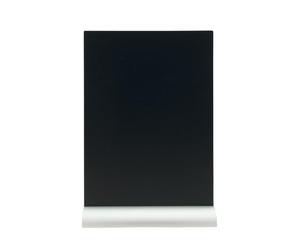 SECURIT - Silhouette Ardoise A4 | Marqueur à Craie Blanc Inclus - Socle en Aluminium