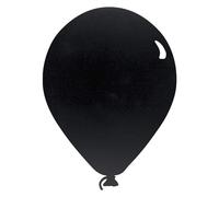 Silhouette ardoise ''Ballon'' Feutre craie inclus et kit velcro pour accrochage mural 30x50cm Securit