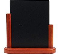 Securit Tableau noir de table avec tablette finition laquée Acajou Taille Moyenne 15 x 21 cm