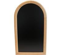Securit Tableau noir mural arrondi à finition laquée 60 x 105 cm Uni