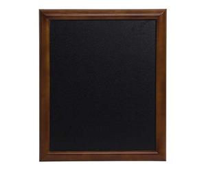 Securit Tableau noir mural Finition laquée Marron foncé 60 x 80 cm