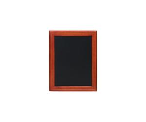 Securit - Tableau noir - Résistant aux intempéries - Cadre acajou - 40x50cm - WBU-M-40