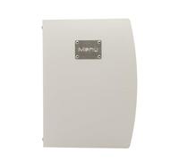 Securit Tableau noir Rio A4 Support Menu Design avec fourchette et 1 double insert - Blanc