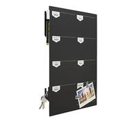Securit Tableau Semaine Planner Tableau Noir, Noir