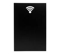 Silhouette ardoise murale ''WiFi'' Feutre craie inclus et kit velcro pour accrochage mural 30x50cm Securit