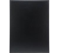Securit WBW-BL-60-80 Securit Tableau noir WOODY, avec cadre en bois, noir