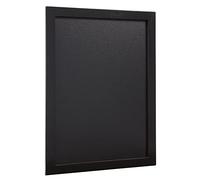 Securit Tableau à craie Wbw-Bl-30-40 avec accessoires noir bois