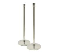 Securit75 Lot de 2 poteaux d'accueil Classique