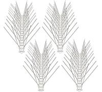 Sécurité des toits et des balcons - Picots anti-oiseaux - 10 cm de long - 3 mètres - Protection contre les pigeons - Protection contre les animaux grimpeurs