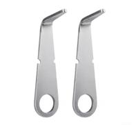 Sécurité pour caméra Ring 2pcs Acier Inoxydable Sécurité pour | Construction , finition silver, perte, compatible sonnette vidéo, usage quotidien fréquent