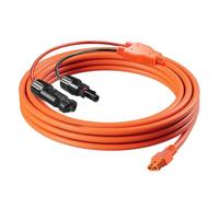 Security-01 Câble solaire MC4 vers XT60i pour Ecoflow 12 AWG 4,9 m | XT60i Câble d'extension solaire pour station d'alimentation portable, générateur solaire, panneau solaire, batterie