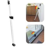 Securityman Barre de sécurité pour porte avec alarme | Sécurité de porte coulissante | Butée de porte (alarme extra forte de 120 dB) Profitez de la tranquillité d'esprit avec un bâton d'alarme durable