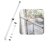 SECURITYMAN Barre de Sécurité Réglable pour Porte Coulissante - Verrouillage avec Verrou Anti-Levage - s'adapte à la Plupart des Portes et Fenêtres