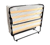 Sedac Lit Pliant - 120x190 - Gain de Place - 12 Lattes Bois Made in France - 1/2 Personne