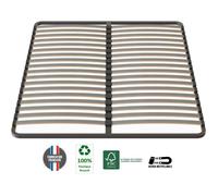 SEDAC Cadre de lit 160x200 - 18 lattes 53mm - Anthracite