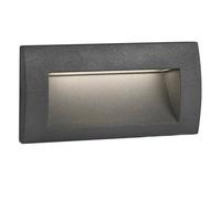 Sedna Applique Murale Led D'extérieur À Encastrer Aluminium L14cm Gris